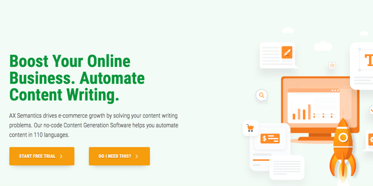 Boost your online business.Automate content writing.
