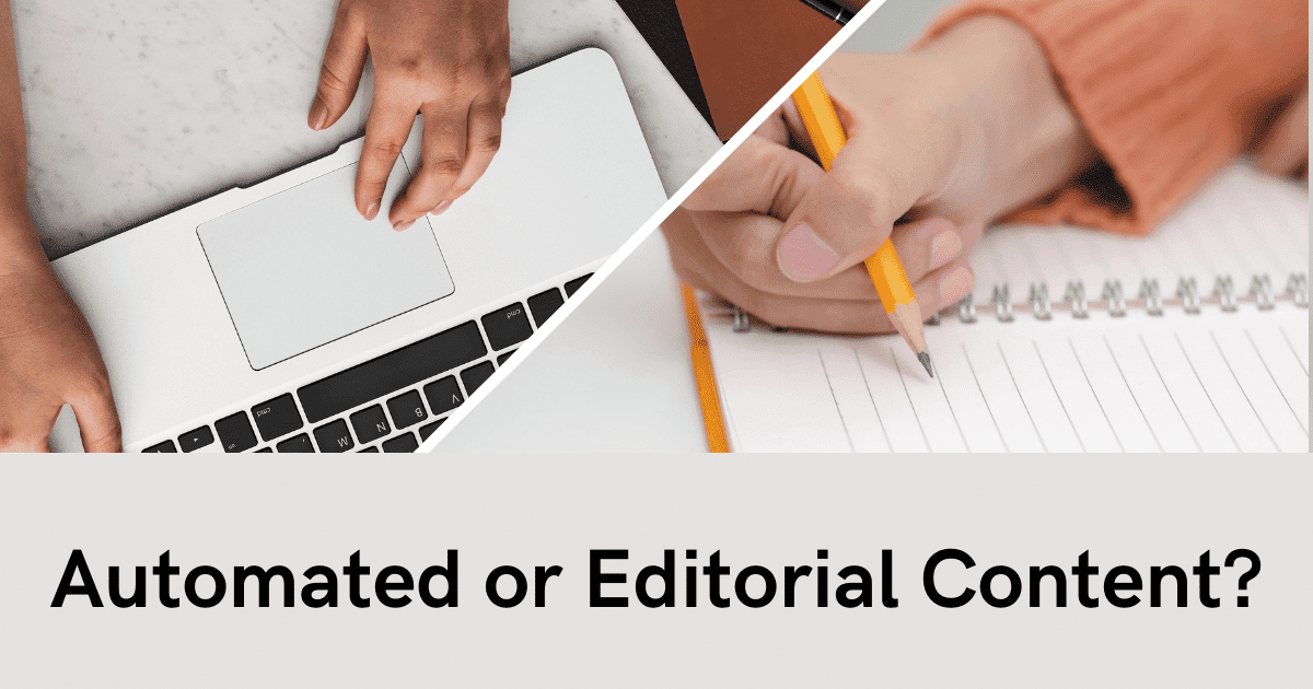 Automated or Editorial content?