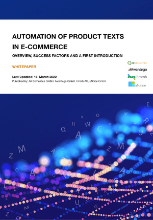 Whitepaper about the topic: Automation of product texts in e-commerce